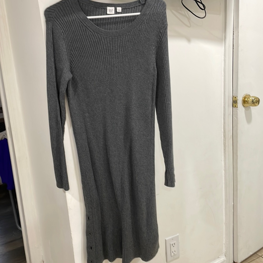 Gap Maternity winter dress. One sided bottoms